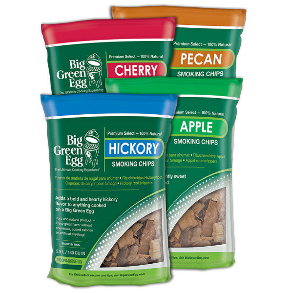 Big Green Egg Dried Apple Smoking Chips (180ci/2.9L)